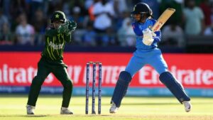 Read more about the article भारतीय महिलांची विजयी सलामी; पाकिस्तानवर सात विकेट्सने मात
