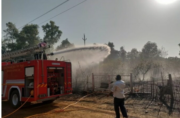 You are currently viewing पिंगुळी गोंधळपूर येथील काजू बागायतीला लागली आग