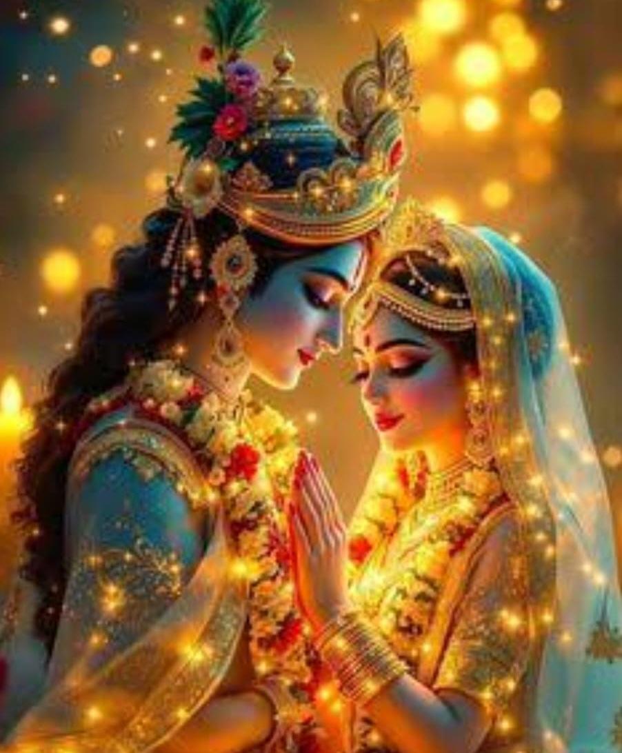 You are currently viewing कृष्ण रंगी रंगली राधा