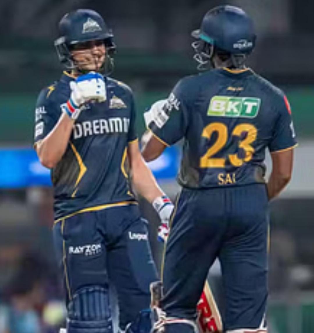 You are currently viewing केकेआरचा सलग दुसरा पराभव; गुजरात टायटन्स गुणतक्त्यात अव्वल स्थानावर कायम; गिल-सुदर्शन चमकले