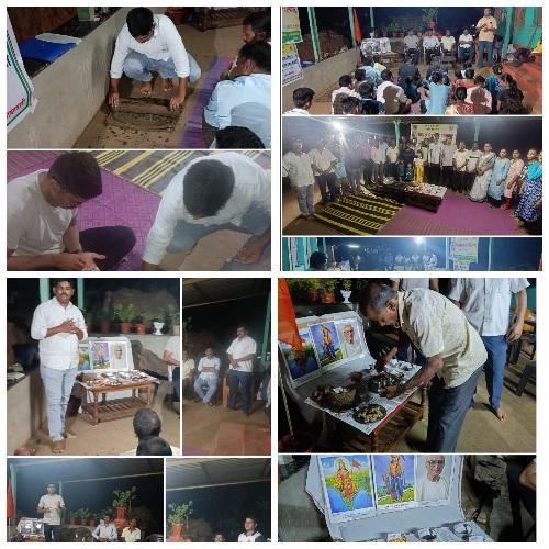 You are currently viewing भारतीय किसान संघ कोलगाव चा वतीने अक्षय तृतीया निमित्त बीज पूजन व बीजप्रक्रिया मार्गदर्शन कार्यक्रम