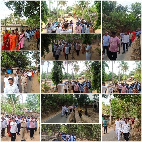 You are currently viewing जिल्हा पोलीस यांच्या वतीने ड्रग्स विरोधी मोहीम अंतर्गत आज रोजी मळगाव या ठिकाणी प्रभात फेरीचे आयोजन  