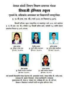 Read more about the article पणदूरतिठा शिवाजी इंग्लिश स्कूल दहावीचा निकाल ९८.७०%