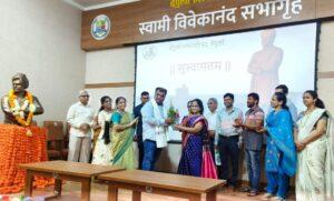 Read more about the article वेंगुर्ला येथे माजी पालकमंत्री रवींद्र चव्हाण यांचा ‘आनंदयात्री’ तर्फे सत्कार