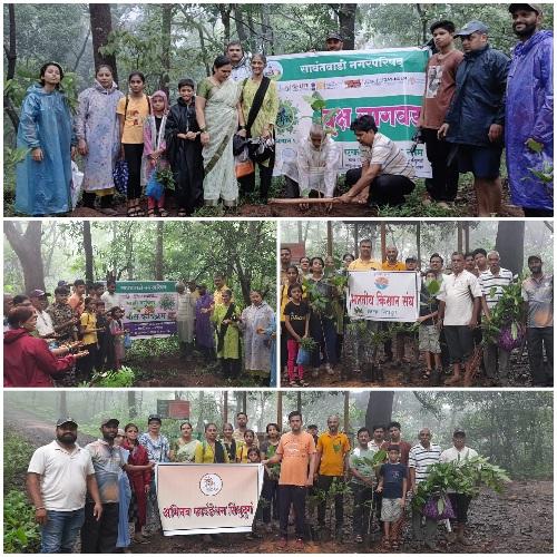 You are currently viewing भारतीय किसान संघ व अभिनव फौंडेशन, सावंतवाडी यांच्या वतीने नरेंद्र डोंगर येथे बीजारोपण व वृक्षारोपण अभियान संपन्न