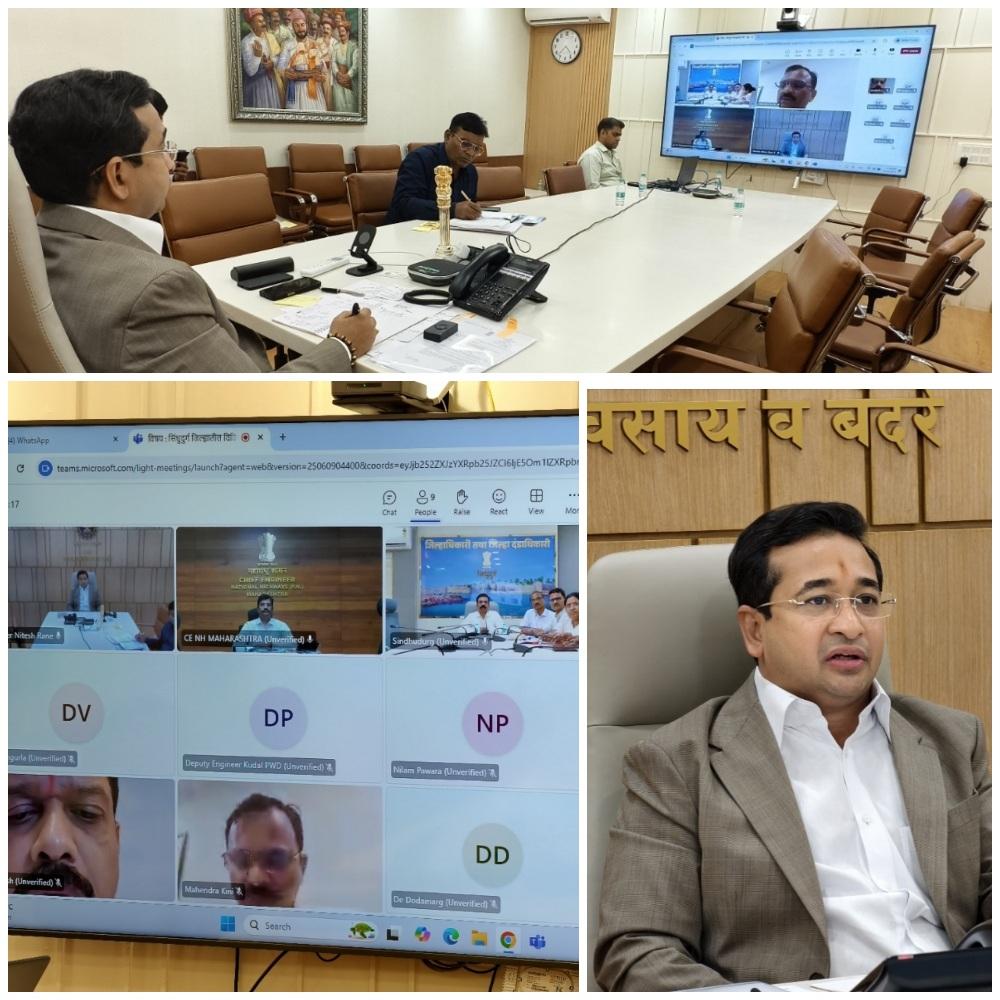 You are currently viewing पालकमंत्री नितेश राणे यांनी घेतला पुल आणि साकवांच्या सद्यस्थितीचा आढावा