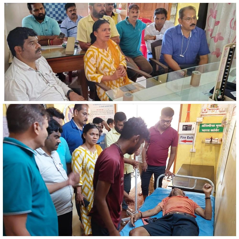 You are currently viewing भाजप शिष्टमंडळाने दिली बांदा पीएचसीला भेट, सोयी सुविधांचा घेतला आढावा