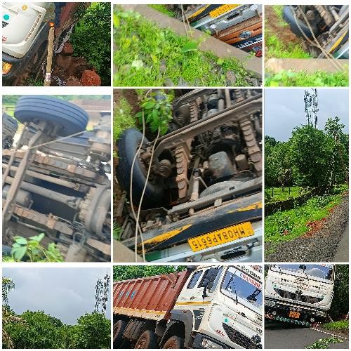 You are currently viewing हुंबरट फोंडाघाट रोडवर आज दोन अपघात