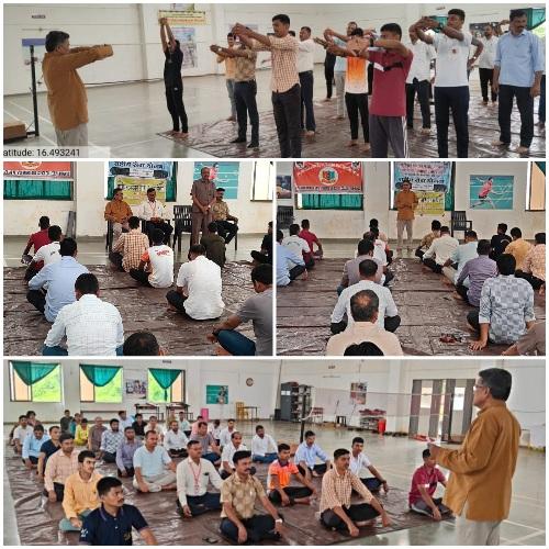 You are currently viewing वैभववाडी महाविद्यालयात आंतरराष्ट्रीय योग दिन उत्साहात साजरा