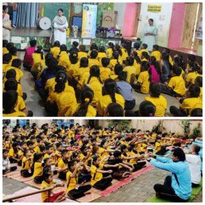 Read more about the article बांदा केंद्र शाळेत योगदिन उत्साहात