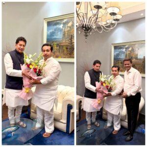 Read more about the article माजी शिक्षण मंत्री आम. दीपक केसरकर यांनी दिल्या मंत्री नितेश राणे यांना वाढदिवसाच्या शुभेच्छा..!