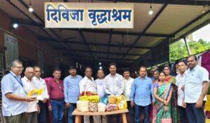 Read more about the article पालकमंत्री नितेश राणेंच्या वाढदिवसानिमित्त दिविजा वृध्दाश्रमात जीवनावश्यक वस्तुंचे वाटप