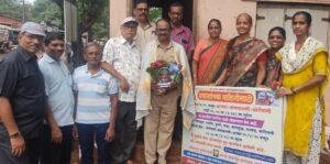 Read more about the article आचरे एस टी वाहतूक नियंत्रक अनाजी गावडे यांचा साने गुरुजी कथामाला शाखा मालवणच्या वतीने सत्कार