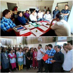 Read more about the article सिंधुदुर्ग शासकीय वैद्यकीय महाविद्यालयात कमर्चाऱ्यांच्या पगाराच्या पैशात होणारा भ्रष्टाचार शिवसेना शिष्टमंडळाने आणला उघडकीस