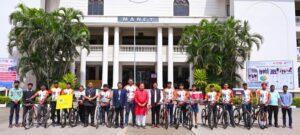 Read more about the article ‘एमआयटी एडीटी’ विद्यापीठाची सायकल वारी उत्साहात!