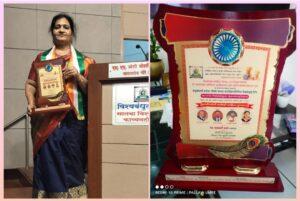 Read more about the article कवयित्री लेखिका पल्लवी उमरे बंधुता क्रांतीज्योती सावित्रीबाई फुले साहित्य पुरस्काराने सन्मानित