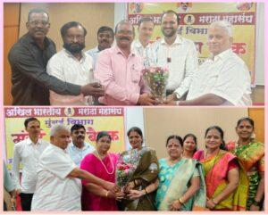 Read more about the article मराठा महासंघाच्या मुंबई अध्यक्षपदी रुपेश मालुसरे, महिला अध्यक्षपदी स्मिता साळवी यांची एकमताने निवड