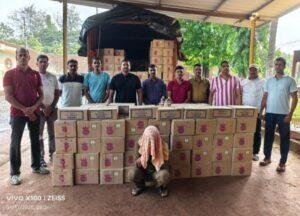 Read more about the article वेंगुर्ला मठ येथे ५० लाखांची गोवा बनावटीची दारू जप्त : एक ताब्यात