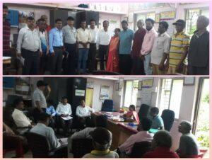 Read more about the article शिवापूर येथील वीज ग्राहकांच्या बैठकीतील मागण्यांना कार्यकारी अभियंता वनमोरे यांचा सकारात्मक प्रतिसाद