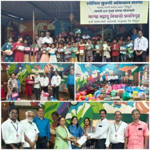 Read more about the article नाग्या महादू निवासी वसतिगृहाच्या मदतीला पोचली सामाजिक बांधिलकी प्रतिष्ठान….