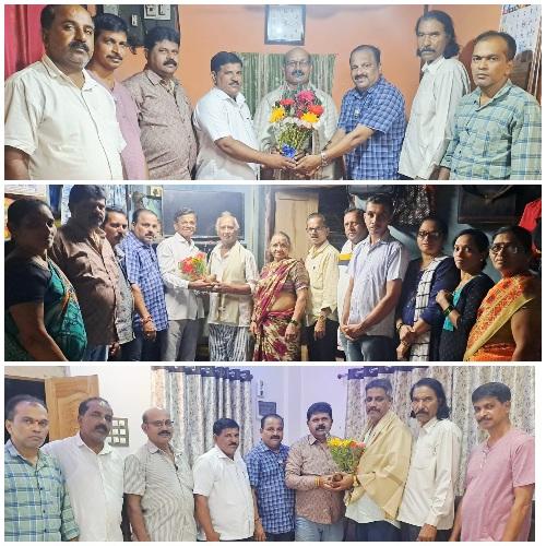 You are currently viewing कारगिल विजय दिनाच्या निमीत्ताने वेंगुर्लेत भाजपच्या वतीने तीन माजी सैनिकांचा घरी जाऊन सत्कार