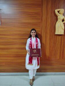 Read more about the article सातार्डाच्या नेहा मयेकरचा आसामचे राज्यपाल यांच्या हस्ते सन्मान