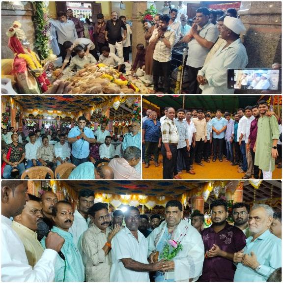 You are currently viewing बिळवस येथील श्री सातेरी देवी जलमंदिर जत्रोत्सवात माजी आमदार वैभव नाईक यांनी घेतले दर्शन