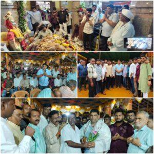 Read more about the article बिळवस येथील श्री सातेरी देवी जलमंदिर जत्रोत्सवात माजी आमदार वैभव नाईक यांनी घेतले दर्शन