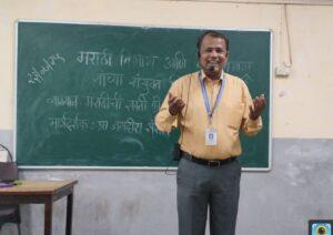 Read more about the article “भाषेवर सक्ती नव्हे, भक्ती हवी!” — प्रा. जगदीश संसारे यांचे प्रेरणादायी व्याख्यान