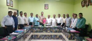 Read more about the article चंद्रशेखर जोशी यांचा सैनिक नागरी पतसंस्थेतर्फे सत्कार