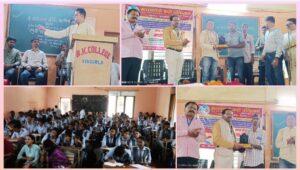 Read more about the article बॅ. खर्डेकर महाविद्यालय वेंगुर्ला येथे पार पडले श्री सत्यवान यशवंत रेडकर यांचे स्पर्धा परीक्षा मार्गदर्शन व्याख्यान