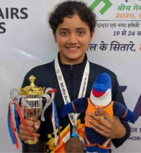 Read more about the article आंतरराष्ट्रीय जलतरणपटू पूर्वा गावडेचा उद्या सिंधुदुर्गनगरी येथे नागरी सत्कार..