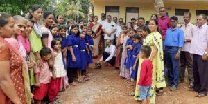 Read more about the article वेंगुर्ले शहरातील शाळा नंबर ४ या शाळेत आदर्श हँडवॉश स्टेशन व शौचालयाचे उद्घाटन