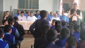 Read more about the article ब्रिगेडियर सुधीर सावंत यांचे सिंधुदुर्ग सैनिक स्कूल अँड ज्युनिअर कॉलेज अंबोली येथे विशेष भेट व एन डी ए मार्गदर्शन सत्र…