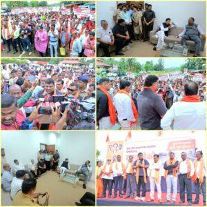 Read more about the article सिंधुदुर्ग जिल्हा शिवसेना उबाठा पक्षाने मुंबई गोवा महामार्ग रोखला