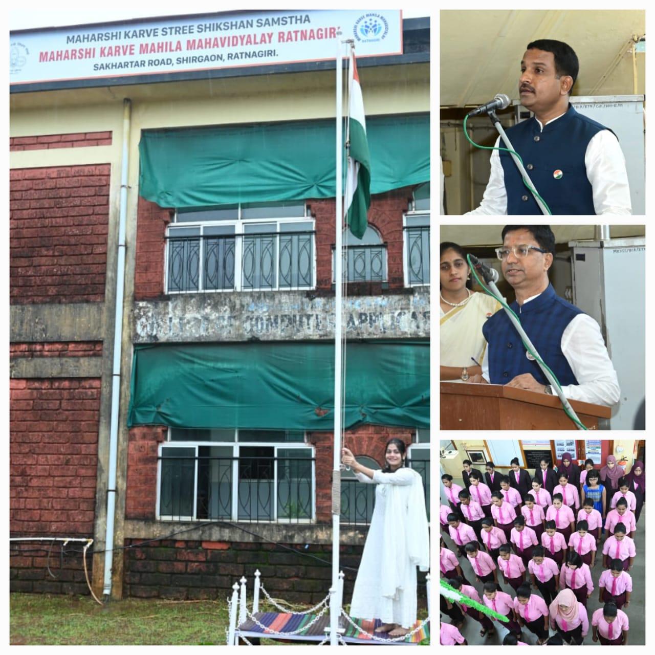 You are currently viewing महर्षी कर्वे स्त्री शिक्षण संस्था शिरगावात स्वातंत्र्यदिन सोहळा