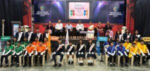 Read more about the article भोसले इंटरनॅशनल स्कूलमध्ये विद्यार्थ्यांचे ‘पदग्रहण’ उत्साहात….