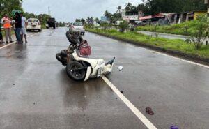 Read more about the article कसाल येथे भीषण अपघात :