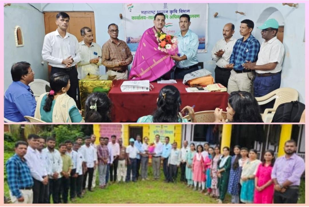 You are currently viewing मालवण तालुका कृषी अधिकारी एकनाथ गुरव यांच्या कार्याचा सन्मान