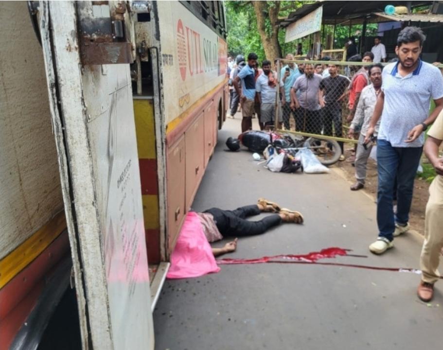 You are currently viewing कोलगावात एस.टी.बसखाली येऊन दुचाकीस्वार ठार 