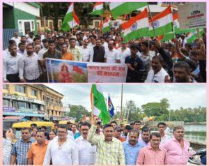 Read more about the article सावंतवाडी येथे भव्य दिव्य तसेच असंख्य नागरिकांच्या उपस्थितीत तिरंगा यात्रा संपन्न..