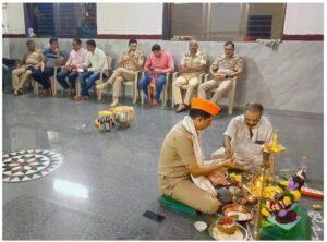 Read more about the article सावंतवाडी पोलिस ठाण्यात गोकुळाष्टमी साजरी