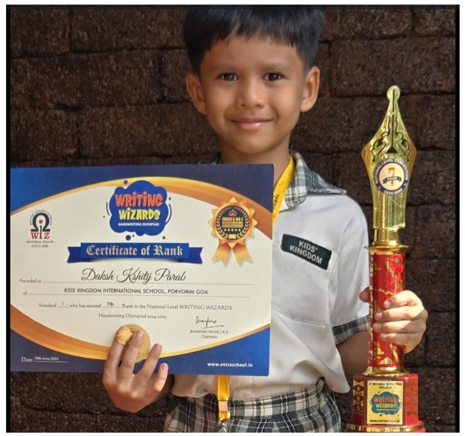 You are currently viewing चिमुकल्या दक्ष परबचा राष्ट्रीय स्तरावर चमकदार यश – गोवा व सिंधुदुर्गाचा अभिमान