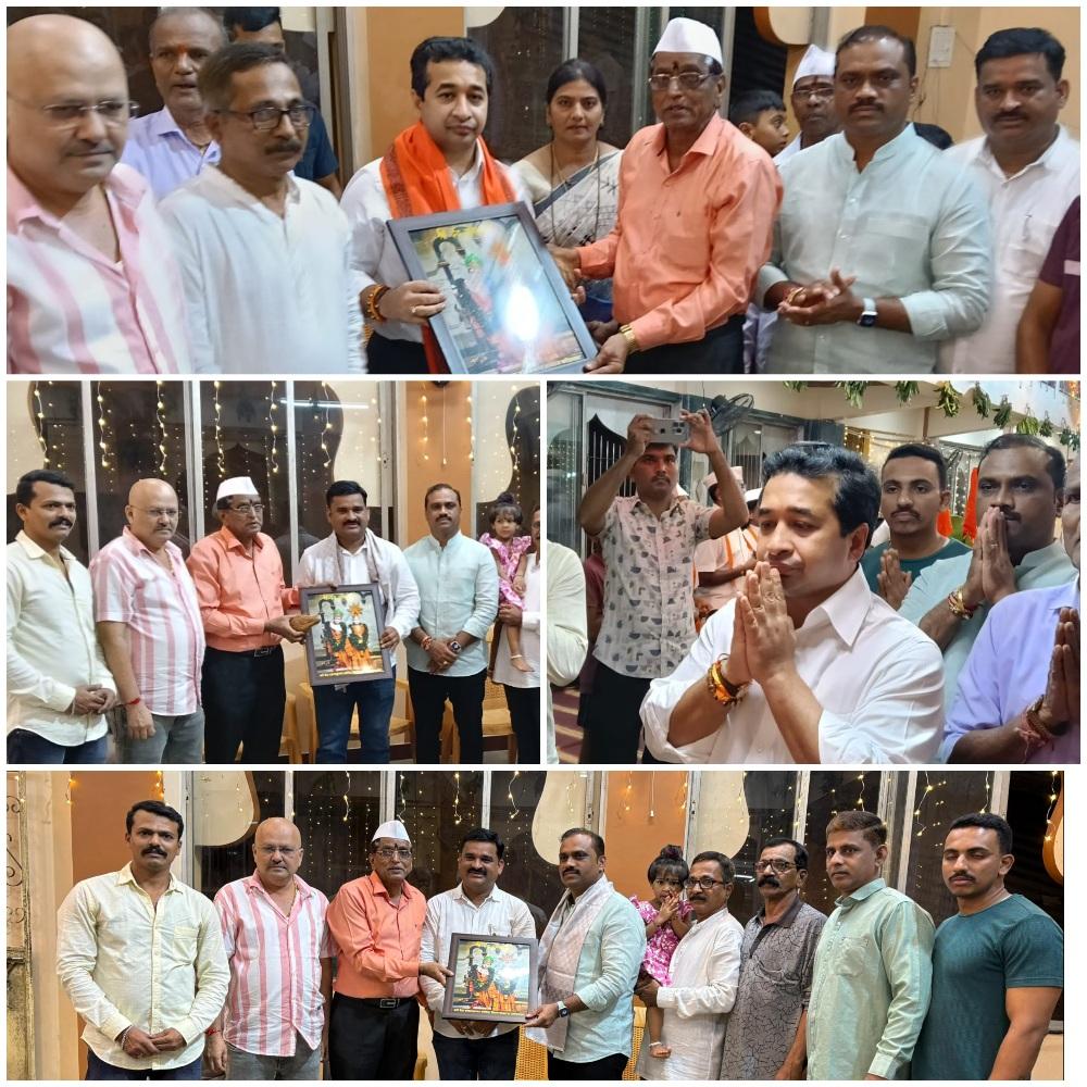 You are currently viewing पालकमंत्री नितेश राणे यांची राधाकृष्ण मंदिरातील हरिनाम सप्ताहास भेट