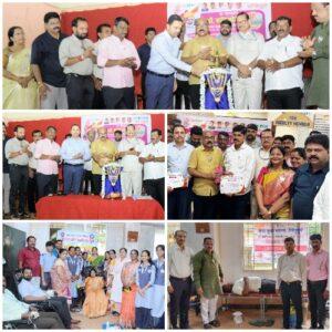 Read more about the article भाजपच्या महा रक्तदान शिबिरात 126 दात्यांचे रक्तदान