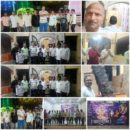 You are currently viewing पावसावर मात करत ‘हवेलीनगर उत्कर्ष मंडळा’चा नवरात्री शुभारंभ उत्साहात