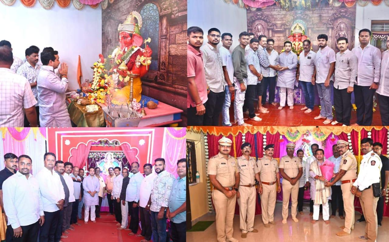 You are currently viewing कणकवलीच्या राजाला वंदन; पालकमंत्री नितेश राणेंचे गणेशदर्शन