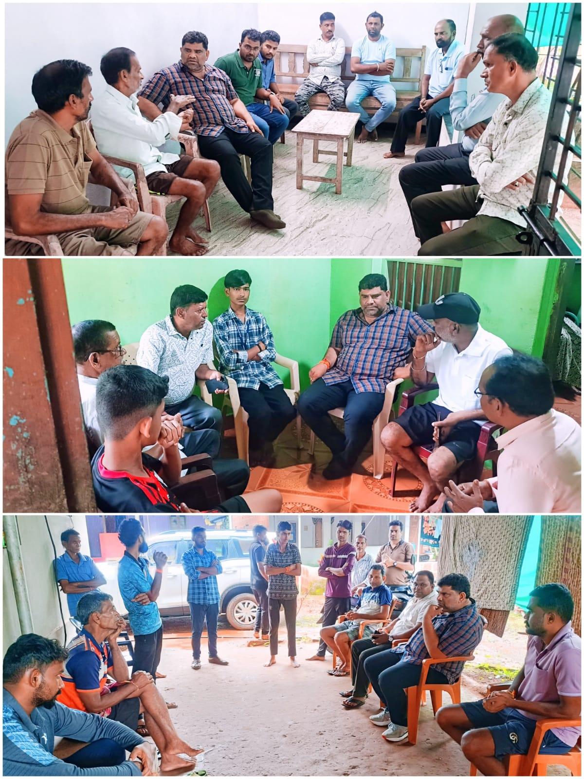 You are currently viewing माजी आमदार वैभव नाईक यांनी मालवण तालुक्यातील शोकाकुल कुटुंबीयांचे केले सांत्वन