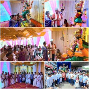 Read more about the article कणकवली तालुका शिवसेनेच्या वतीने मोठ्या उत्साहात दुर्गामातेची प्रतिष्ठापना