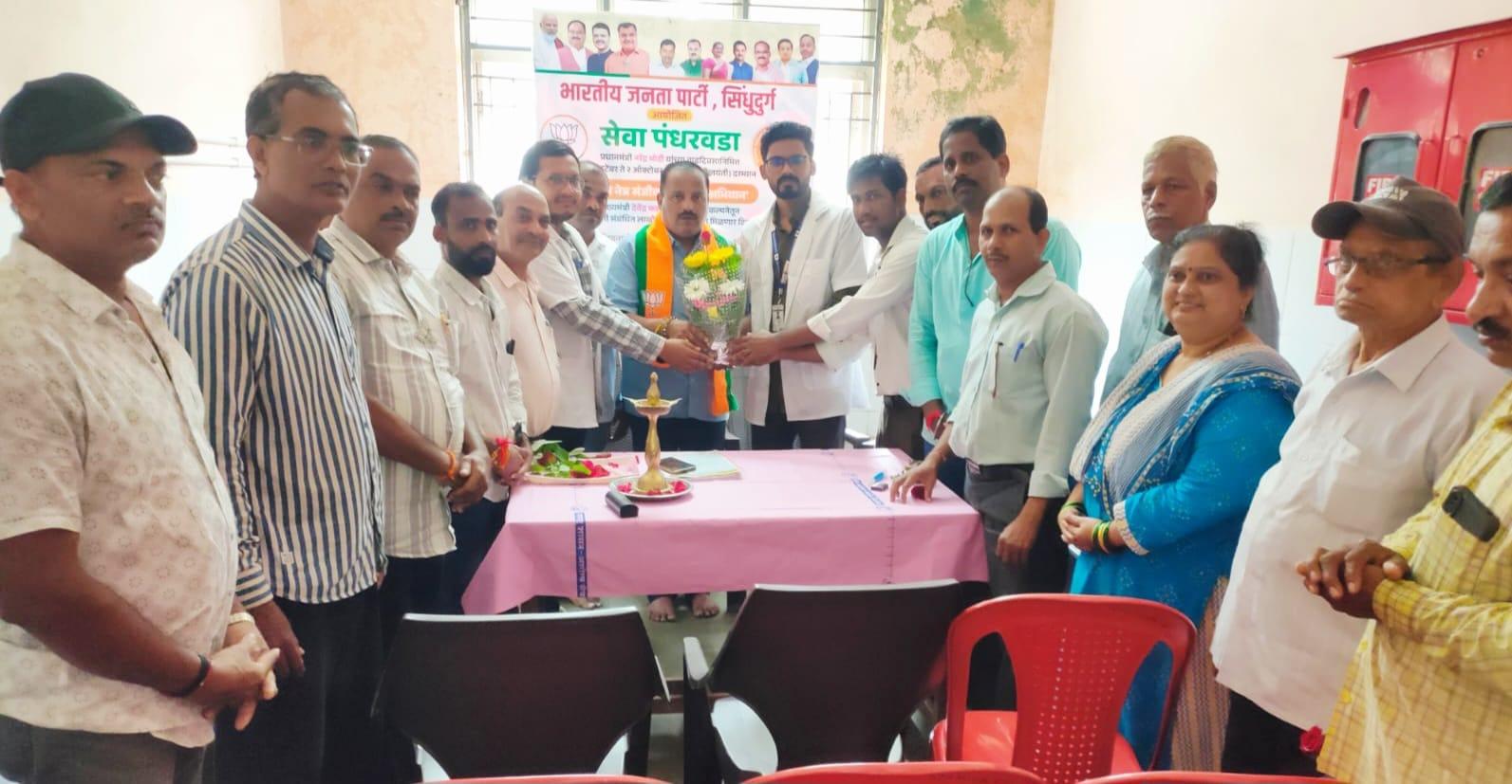 You are currently viewing शिरोडा उपजिल्हा रुग्णालयात “नमो नेत्र संजीवनी आरोग्य अभियान” अंतर्गत नेत्र तपासणी शिबिर